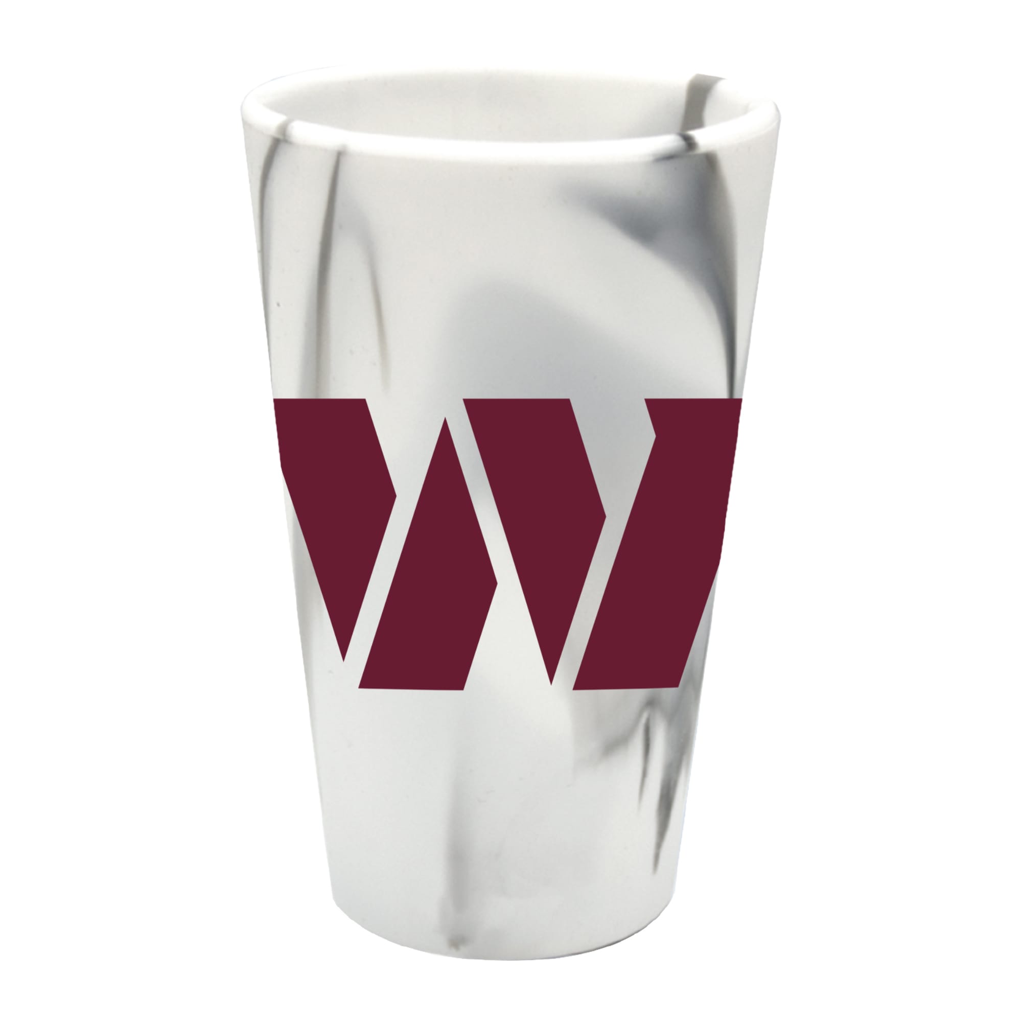 Front. WinCraft - Washington Commanders 16oz. Fashion Silicone Pint Glass - Multicolor.