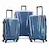 Front. Samsonite - Samsonite SWERV DLX Spinner 3 Piece Carry-On, Medium & Large Luggage Set, Lagoon - Lagoon.