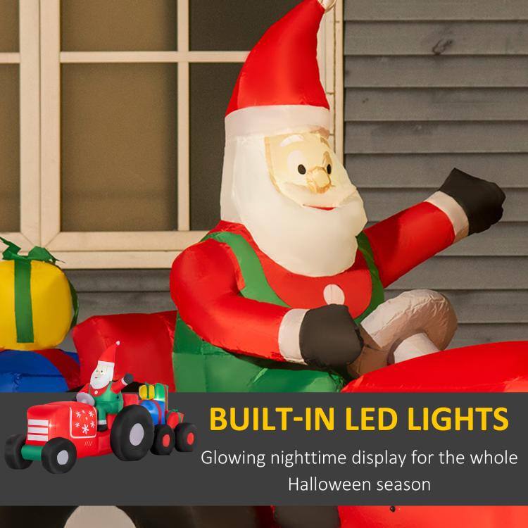 BUILT-IN LED LIGHTS  
Glowing nighttime display for the whole Halloween season
