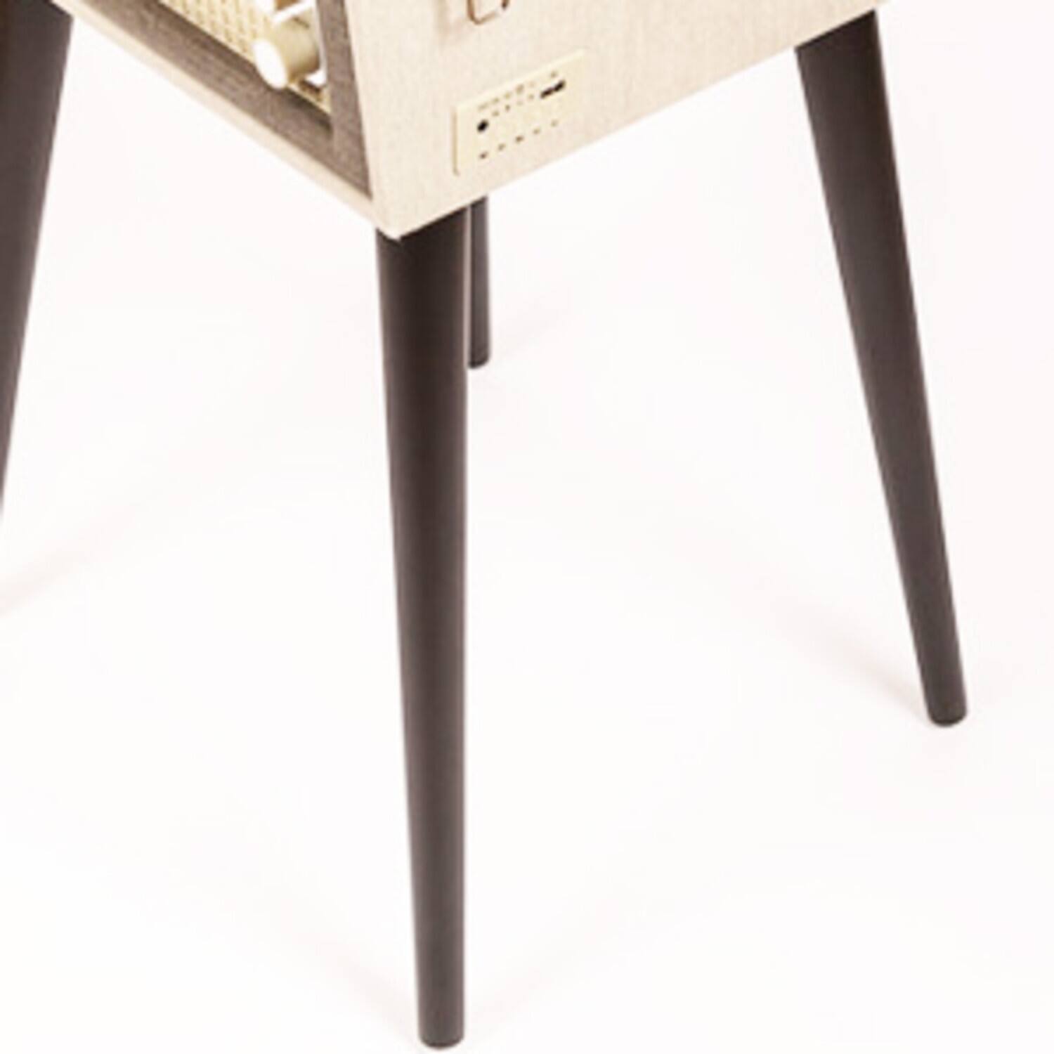 Alt View 2. PopMarket - GPO Retro BERMUDAG Bermuda Classic Turntable USB With Removable Legs - Grey / Cream   - TURNTABLES - Gray.