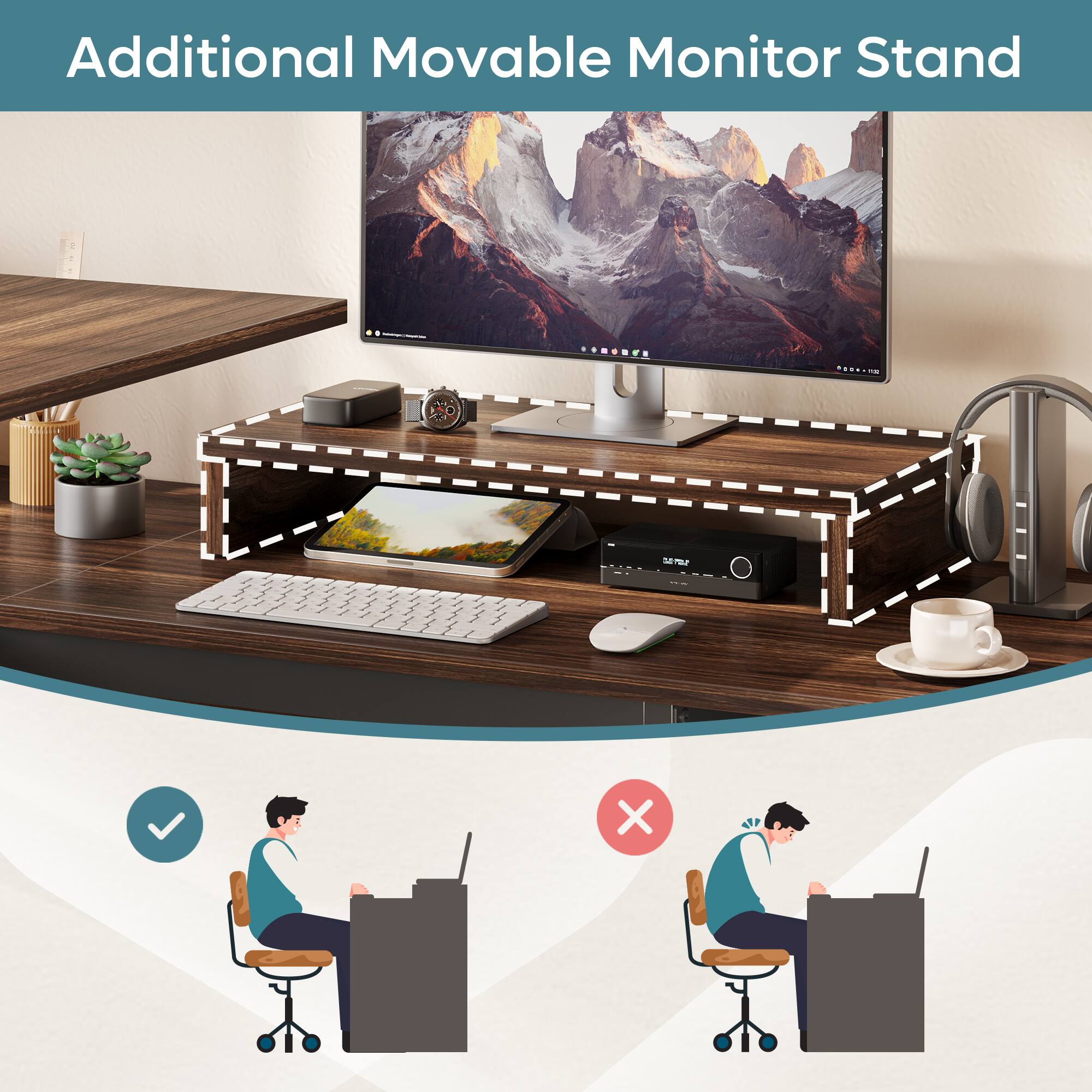 Additional Movable Monitor Stand