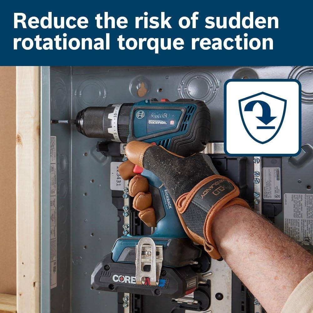 Reduce the risk of sudden rotational torque reaction