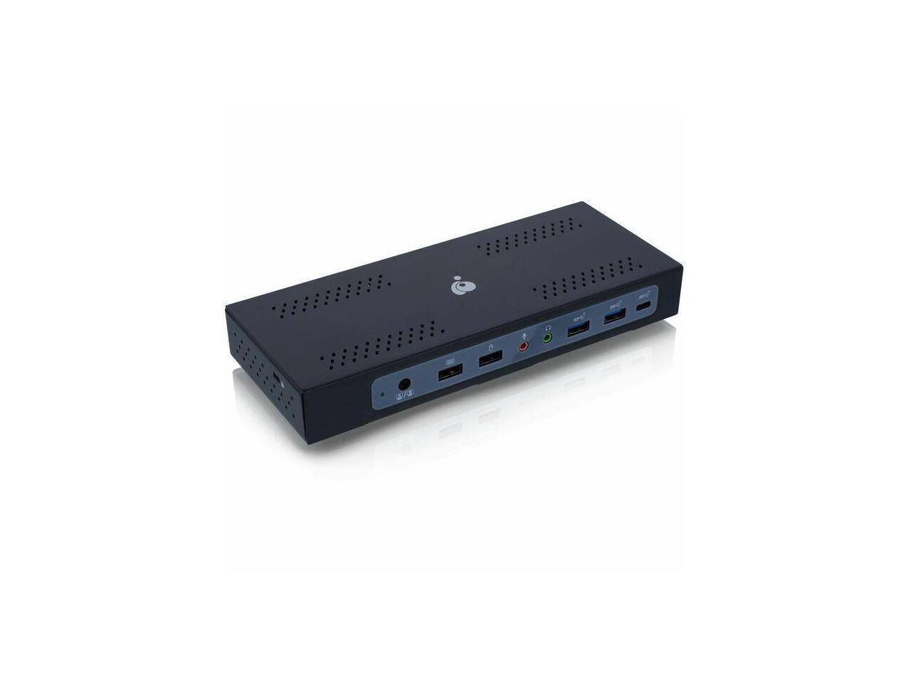 Alt View 4. IOGEAR - IOGEAR Dock Pro Duo USB-C Docking Station - GUD3CDHTAA.