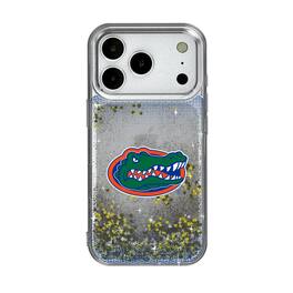 Keyscaper - NCAA - Florida Gators Linen Logo iPhone Glitter Case - 13 - Multicolor