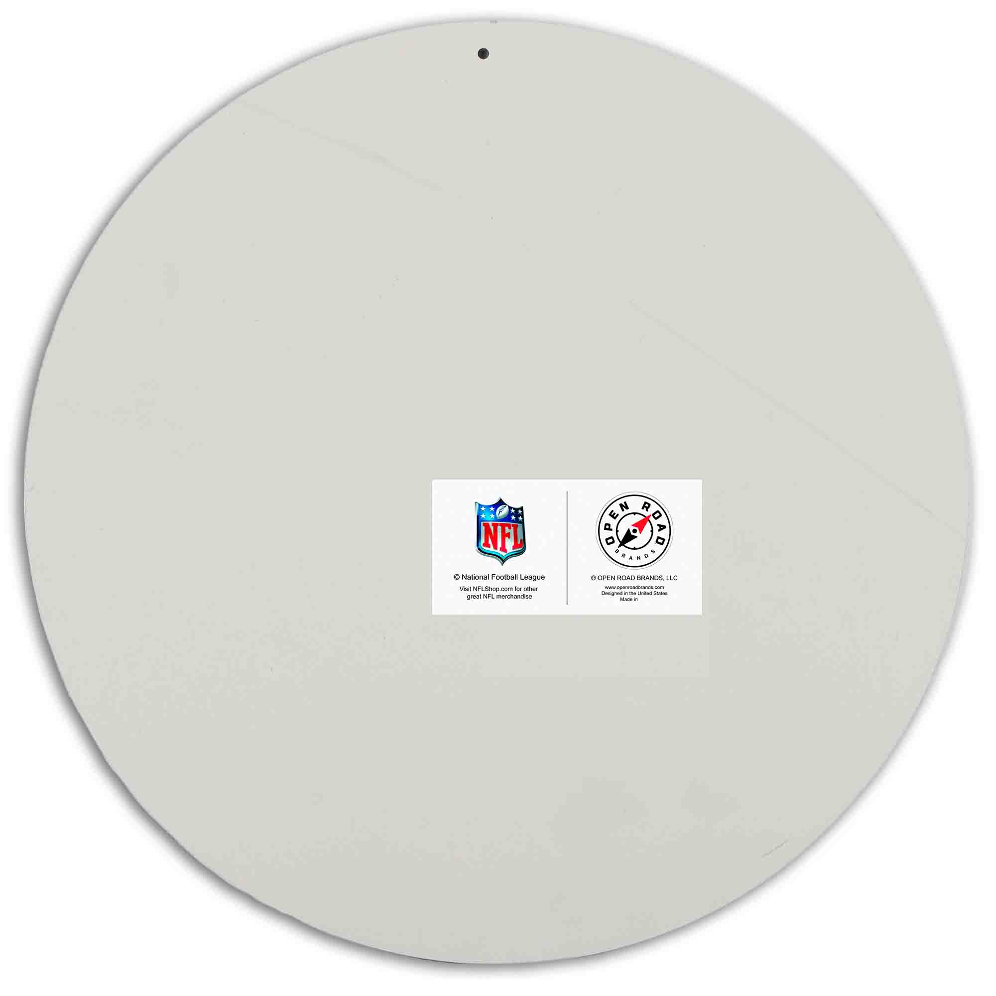 NFL - National Football League  
© National Football League  
Visit NFLShop.com for great NFL merchandise  

OPEN ROAD BRANDS, LLC  
© OPEN ROAD BRANDS, LLC  
Designing and Manufacturing in the United States