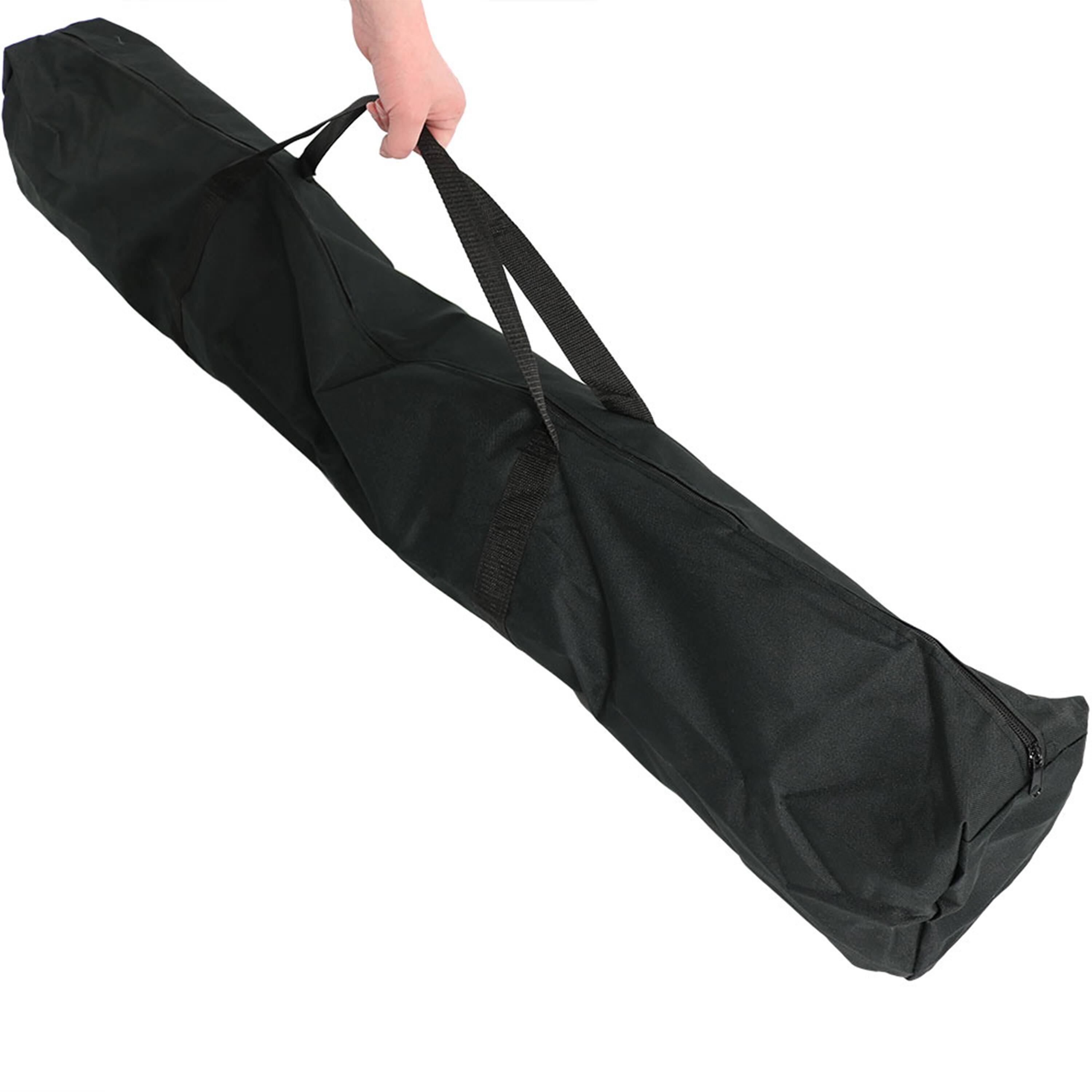 Alt View 5. Sunnydaze - Large Cotton Hammock with Steel Stand and Carrying Case - Calming Desert.