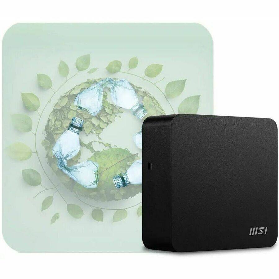 Alt View 5. MSI - MSI Cubi NUC 1M CUBI NUC 1MG-008US Desktop Computer - Intel Core 5 120U - 16 GB - 1 TB PCI Express NVMe SSD - Mini PC - Unknown.