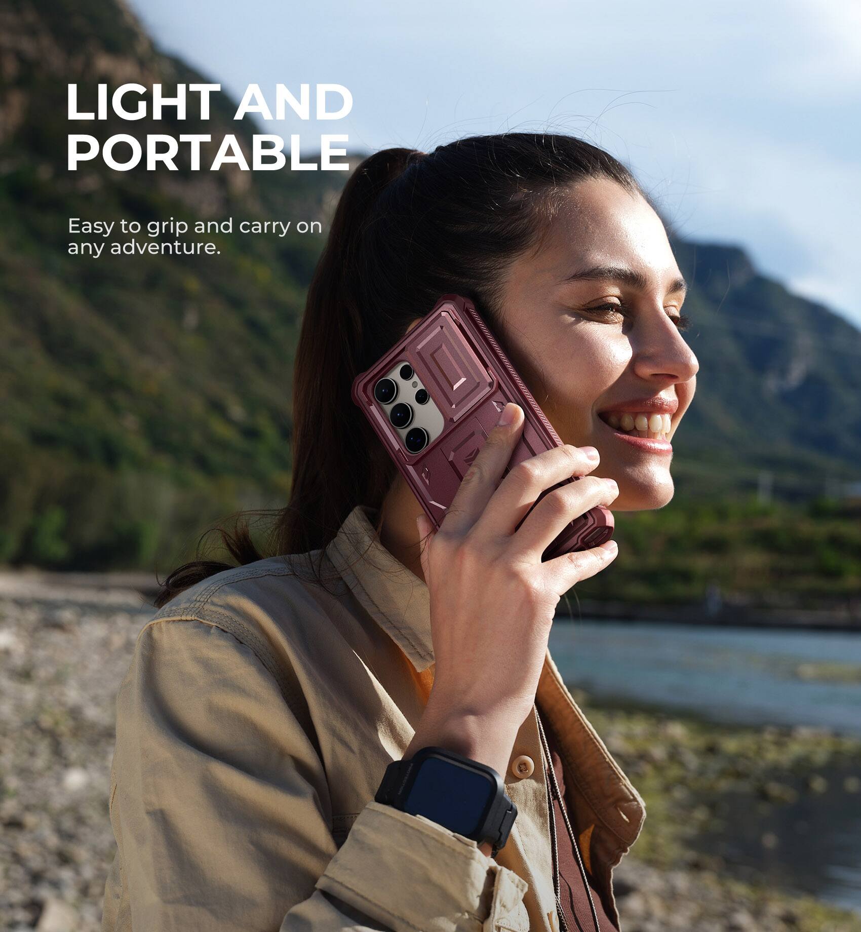 LIGHT AND PORTABLE
Easy to grip and carry on any adventure.