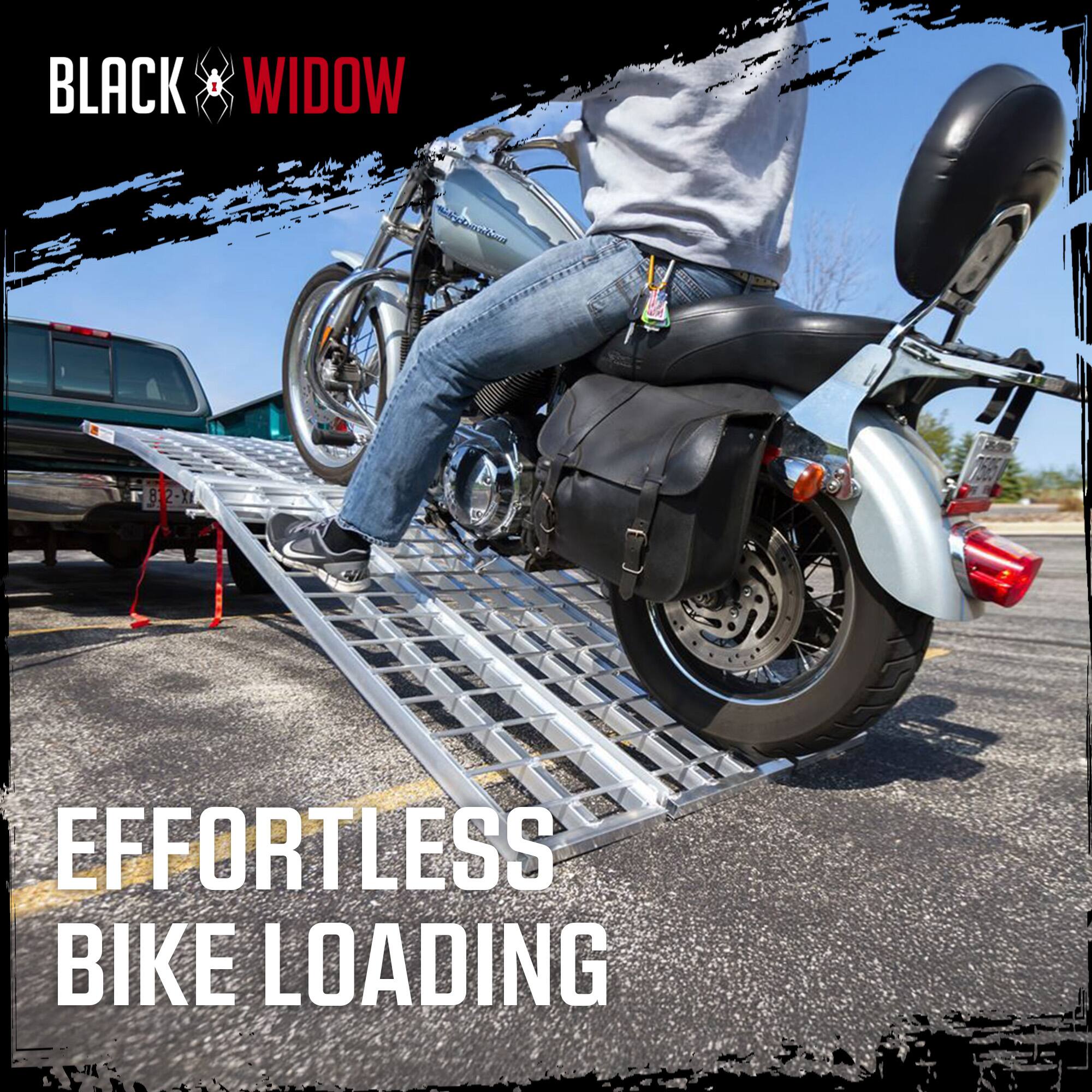 BLACK WIDOW  
EFFORTLESS BIKE LOADING