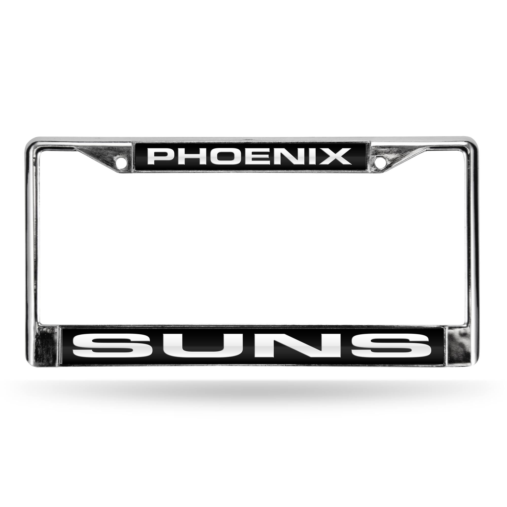 Phoenix Suns Chrome Metal License Plate Frame Holder