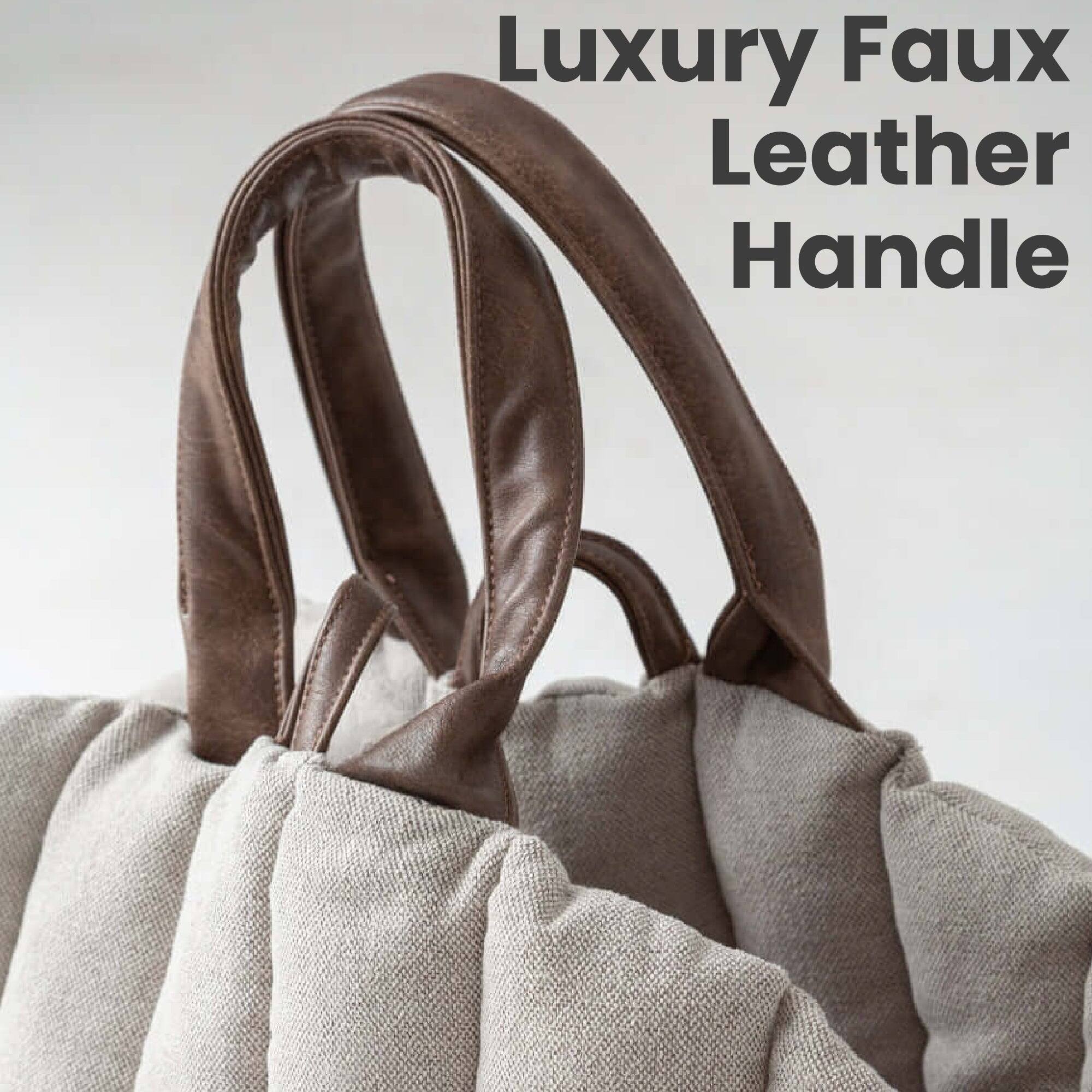 Luxury Faux Leather Handle