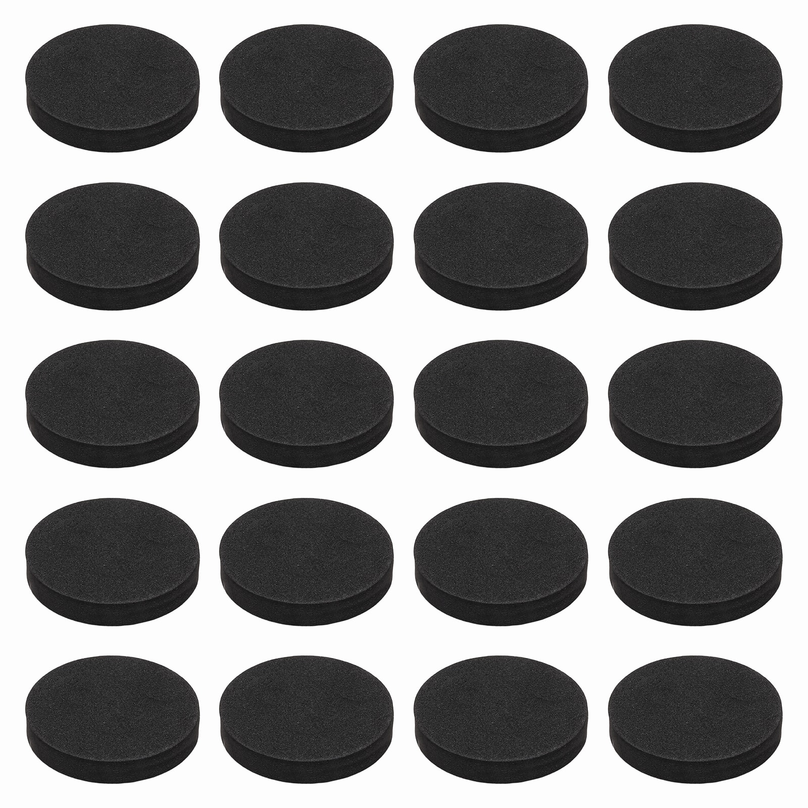 Unique Bargains - Single Sided Speaker Isolation Pads 45x8mm Round EVA Acoustic Foam Anti-Vibration Feet for Speaker Subwoofer, 32pcs - Black price history on PriceWatchPro