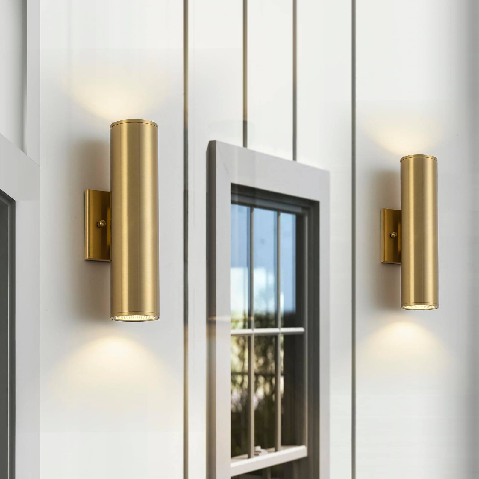 Reds Spade Modern Outdoor Wall Light Up And Down Lights 10 Exterior ...