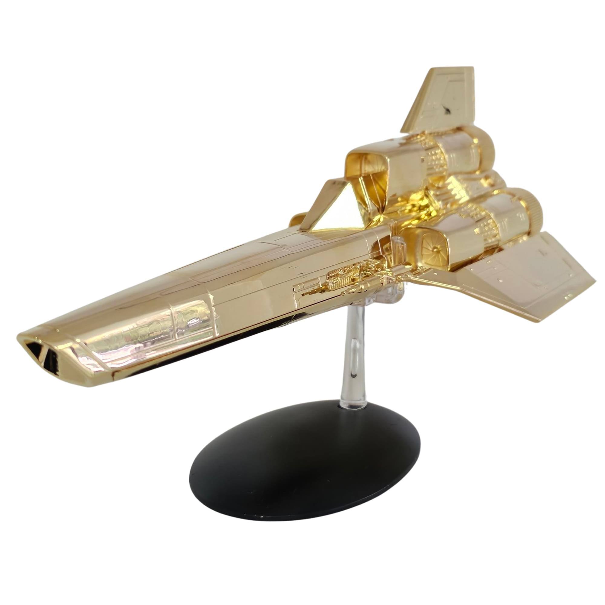 Alt View 10. PopMarket - Battlestar Galactica - Viper Mark I (TOS) Gold Edition Die-Cast 10.5" Ship   - COLLECTIBLES - Multicolor.
