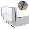 Front. VEVOR - Hot Tub Cover Lift, Spa Cover Lift, Height 31.5" - 41.3" Width 53" - 92.5" Adjustable, Installed at the Bottom - Black.