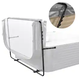 VEVOR - Hot Tub Cover Lift, Spa Cover Lift, Height 31.5" - 41.3" Width 53" - 92.5" Adjustable, Installed at the Bottom - Black