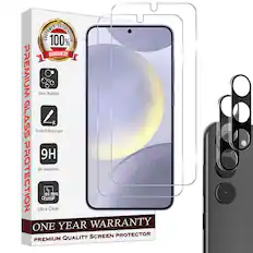 CUSTOMER 100% SATISFACTION GUARANTEE PREMIUM GLASS PROTECTION Zero Bubble Scratch Resistant 9H Hardness Ultra Clear 99.99% Clear ONE YEAR WARRANTY PREMIUM QUALITY SCREEN PROTECTOR