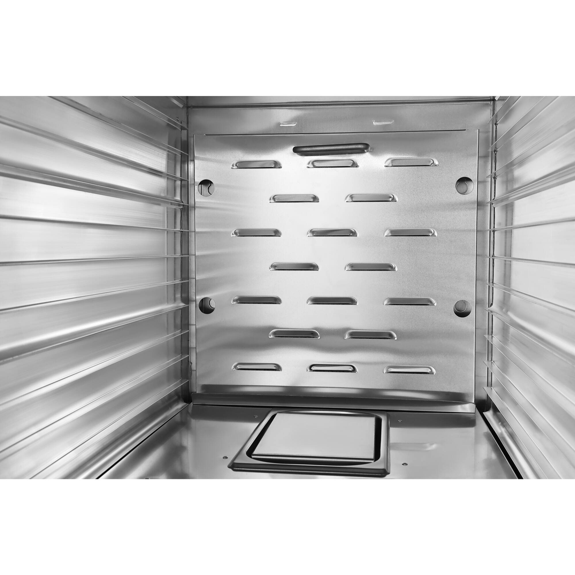 Alt View 4. Koolmore - 33 in. Commercial Non-Insulated Half Size Heated Holding/Proofing Cabinet with Glass Door and 11-Pan Capacity in Silver - Silver.