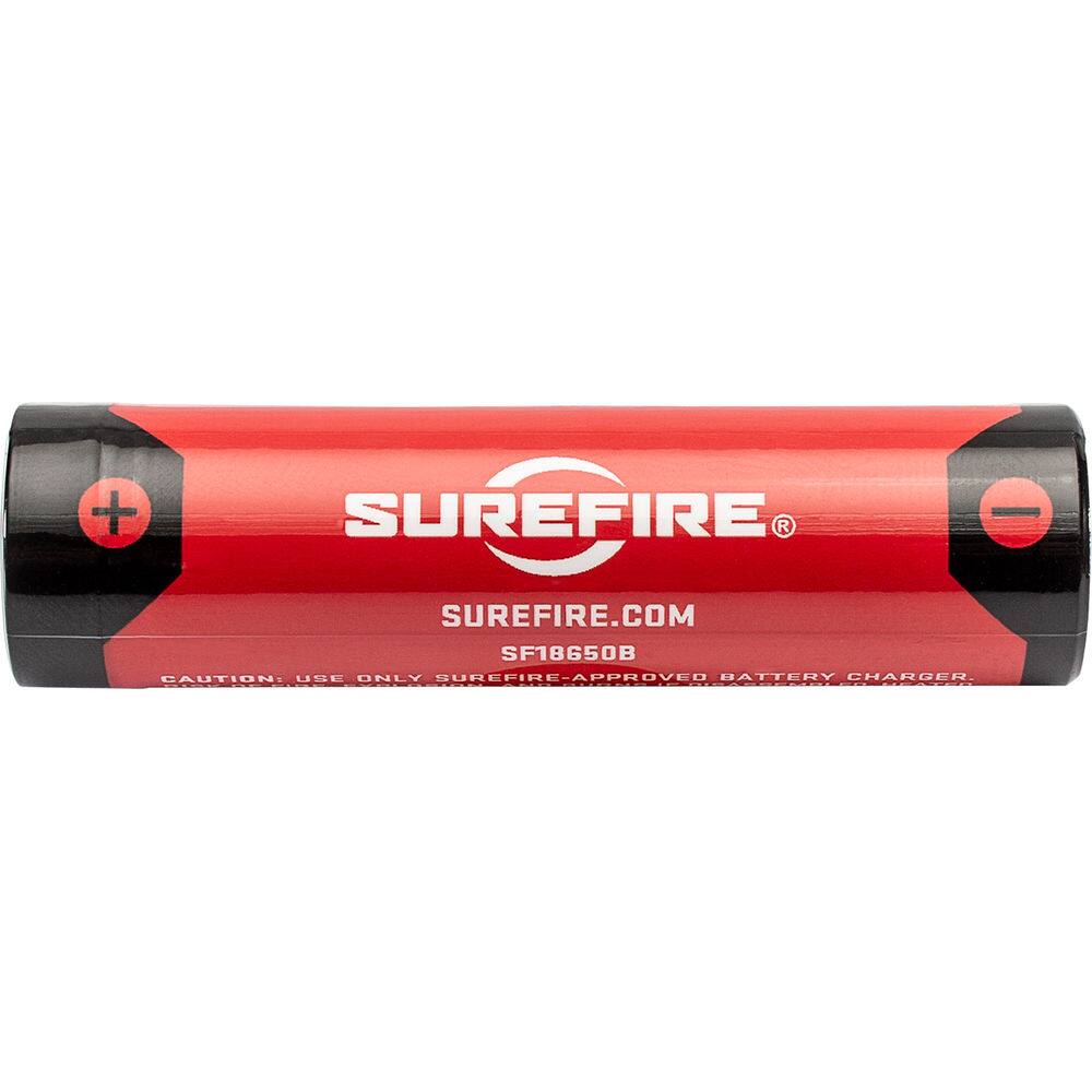 SUREFIRE  
SUREFIRE.COM  
SF18650B  
CAUTION: USE ONLY SUREFIRE-APPROVED BATTERY CHARGER.