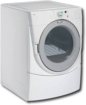 Angle Standard. Whirlpool - 7.0 Cu. Ft. 8-Cycle Gas Dryer - Dove Grey-on-White.