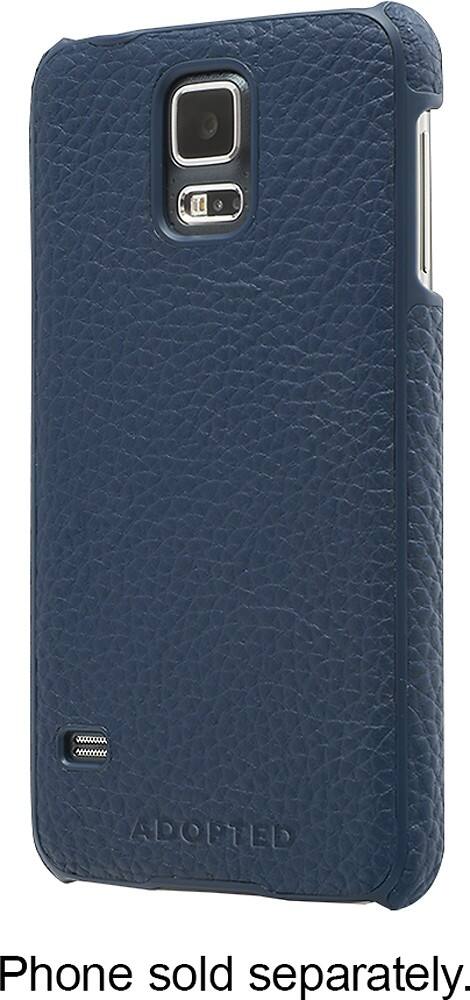 Front. ADOPTED - Snap Case for Samsung Galaxy S 5 Cell Phones - Navy/Deep Navy.