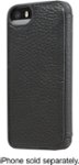 Front Zoom. ADOPTED - Folio Case for Apple® iPhone® 5 and 5s - Black.
