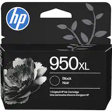 hp 950xL Black Noir
1 Original HP Ink Cartridge
Une cartouche d'encre d'origine HP