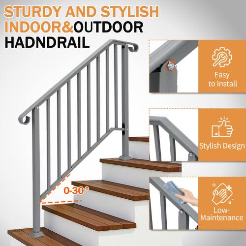STURDY AND STYLISH INDOOR & OUTDOOR HANDRAIL

Easy to Install
Stylish Design
0-30° Low-Maintenance
