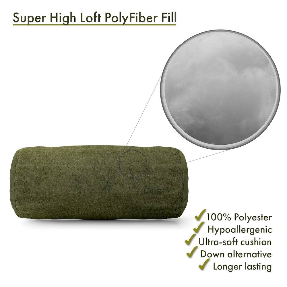 Super High Loft PolyFiber Fill

- 100% Polyester
- Hypoallergenic
- Ultra-soft cushion
- Down alternative
- Longer lasting