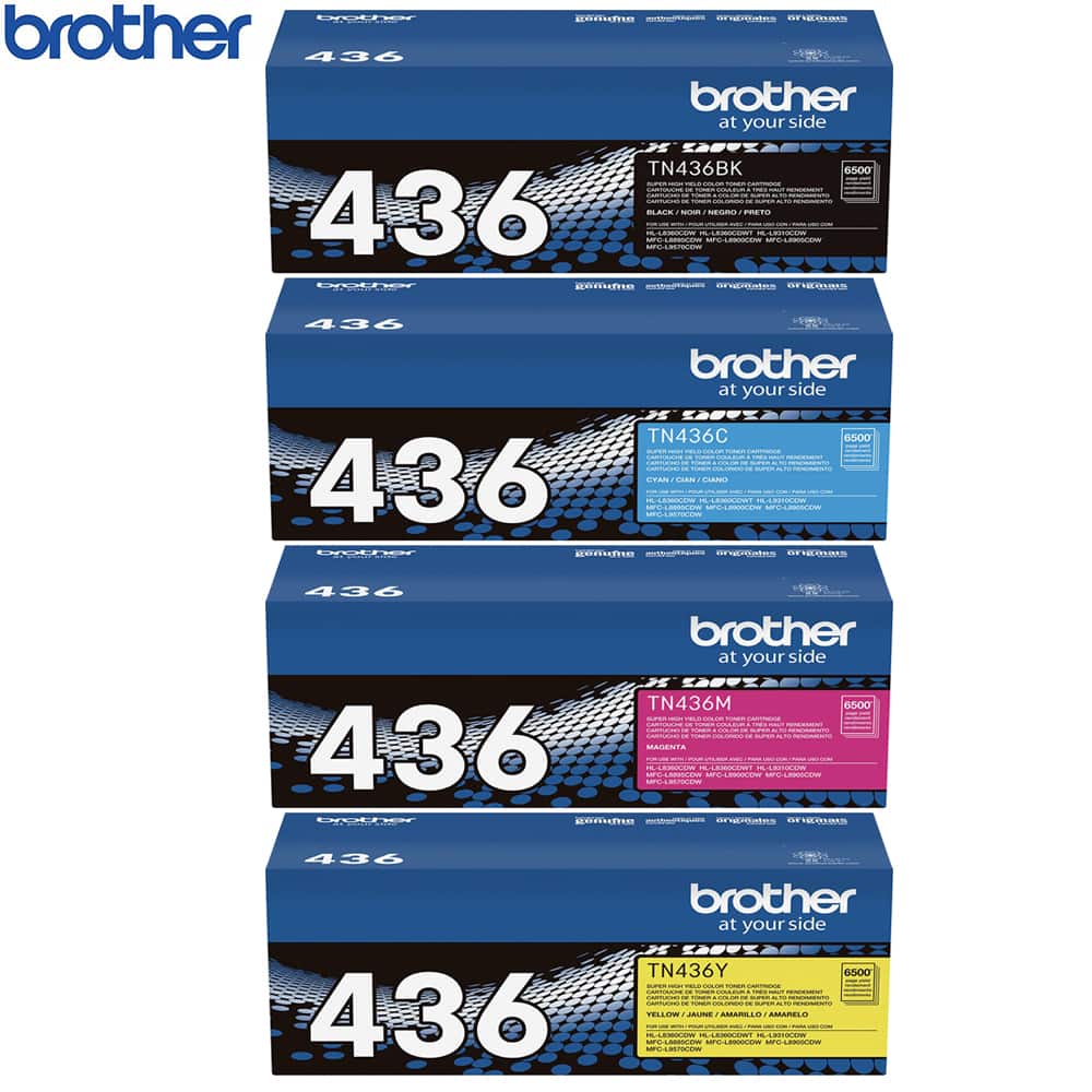 Brother - Super High-yield Toner Cartridge Black, Cyan, Magenta and Yellow
