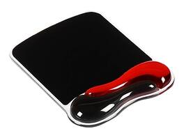 Kensington - Duo Gel Mouse Pad/Wrist Rest Combo, /Red - Black