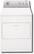 Front Standard. Whirlpool - 7.0 Cu. Ft. 8-Cycle Super Capacity Plus Electric Dryer - Silver Metallic on White.