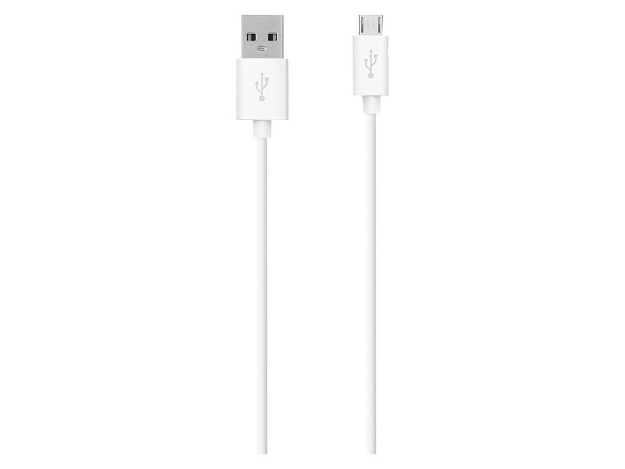 Alt View 7. Belkin - BELKIN F2CU012bt04-WHT White Micro USB Charge/Sync Cable.
