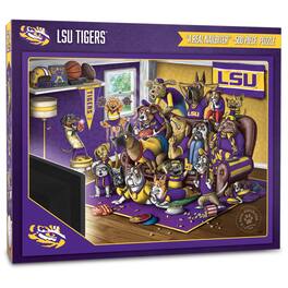 YouTheFan - LSU Tigers Purebred Fans 18'' x 24'' A Real Nailbiter 500-Piece Puzzle - Multicolor