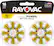 Front. Rayovac - Rayovac Size 10 Hearing Aid Batteries (16 Pack), Size 10 Batteries - Yellow.