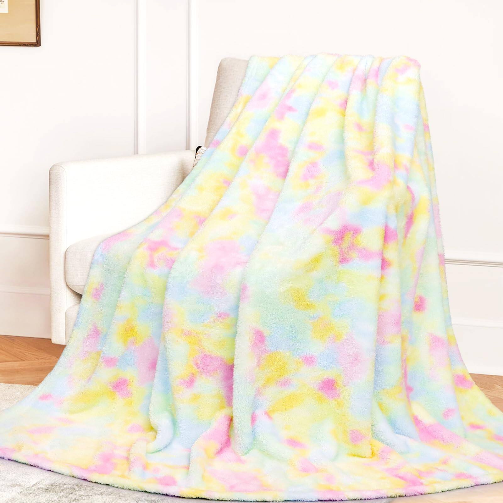 Yellow Color Throw(50"x70"/ 130x150cm)