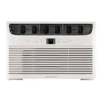 Frigidaire - 115V 6,000 BTU 250 Sq. Ft. Smart Window Air Conditioner with Remote - White - Front_Zoom