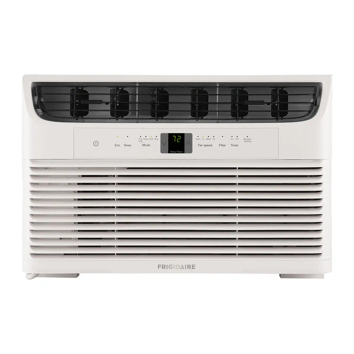 CE 1 kce Sieep Fan Ans - Sy - Mode 72 - - -. - - Fan speed Filker - -. - - Timer SemprTae FRIGIDAIRE

Eco Sleep Mode
Auto Cool Dry
Fan speed Filter Timer
Auto Low Med Hi
O - OFF
Sensor
FRIGIDAIRE