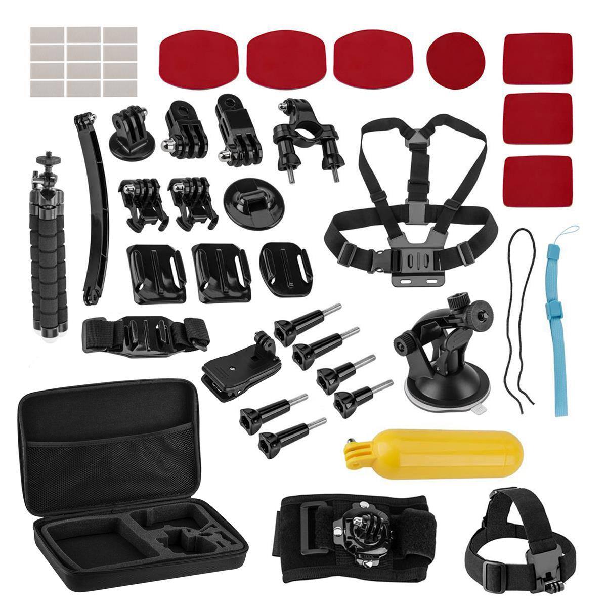 Front. Froggi - Froggi Extreme Sport 47-pc Kit for All GoPro Hero & DJI Osmo Action Cameras.