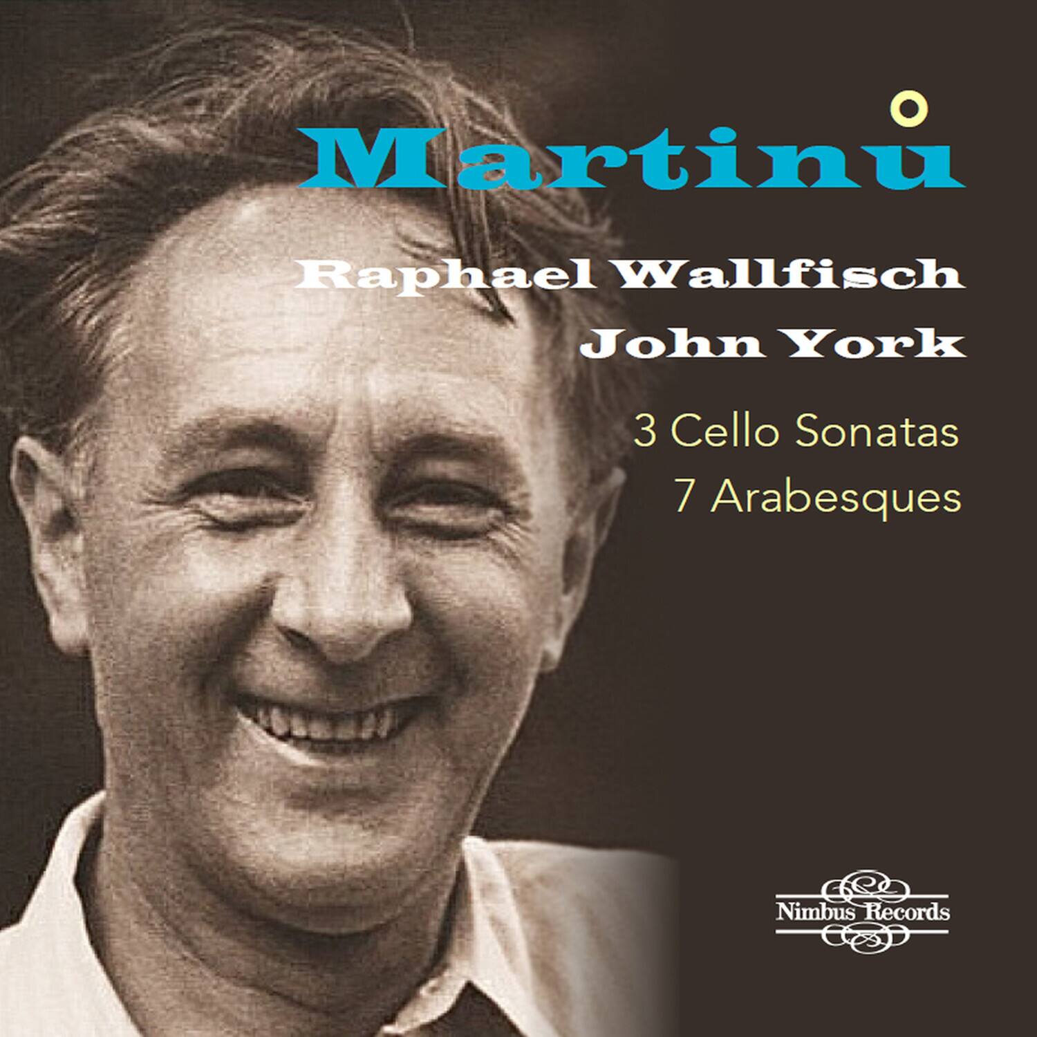 Martinů  
Raphael Wallfisch  
John York  
3 Cello Sonatas  
7 Arabesques  
Nimbus Records