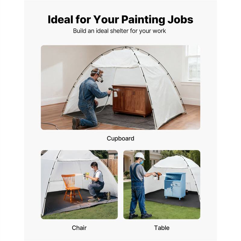 Ideal for Your Painting Jobs  
Build an ideal shelter for your work  

Cupboard  
Chair  
Table