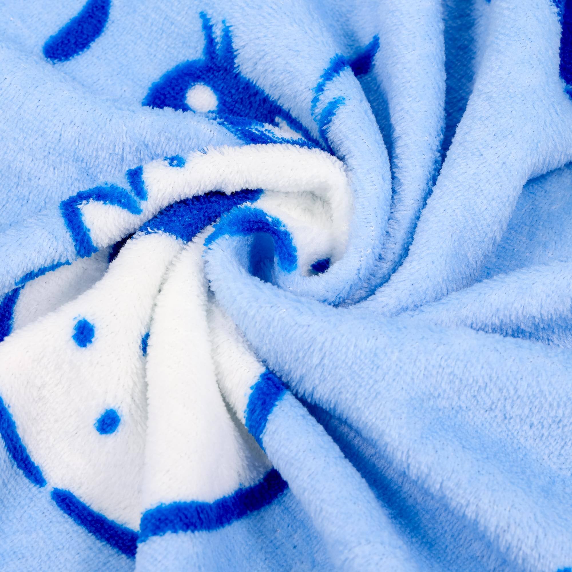 Alt View 10. Silver Buffalo - Care Bears Grumpy Bear Fleece Throw Blanket | 45 x 60 Inches - Blue.