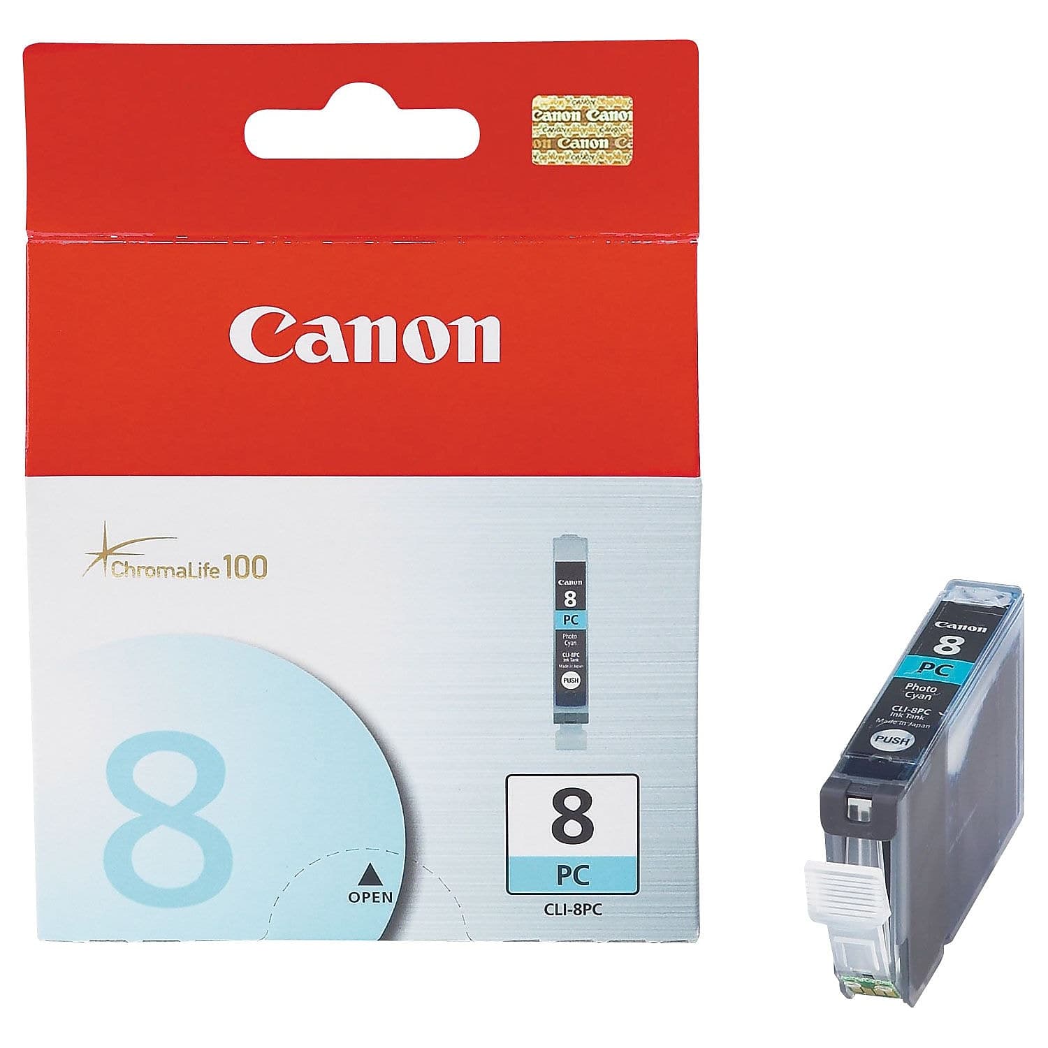 Canon - 8 Standard Yield Ink Cartridge (0624B002AA) - Photo Cyan