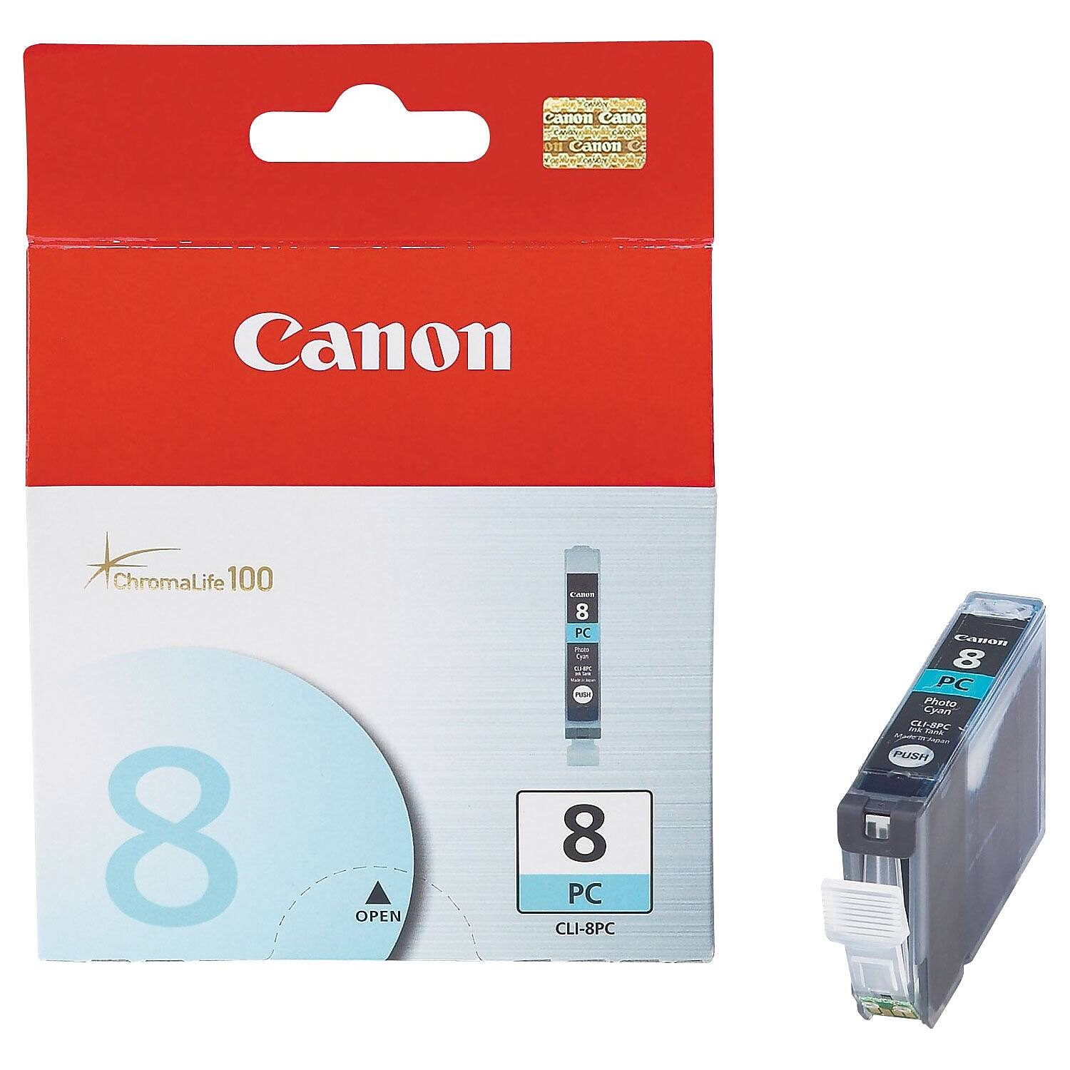 Canon - 8 Standard Yield Ink Cartridge (0624B002AA) - Photo Cyan