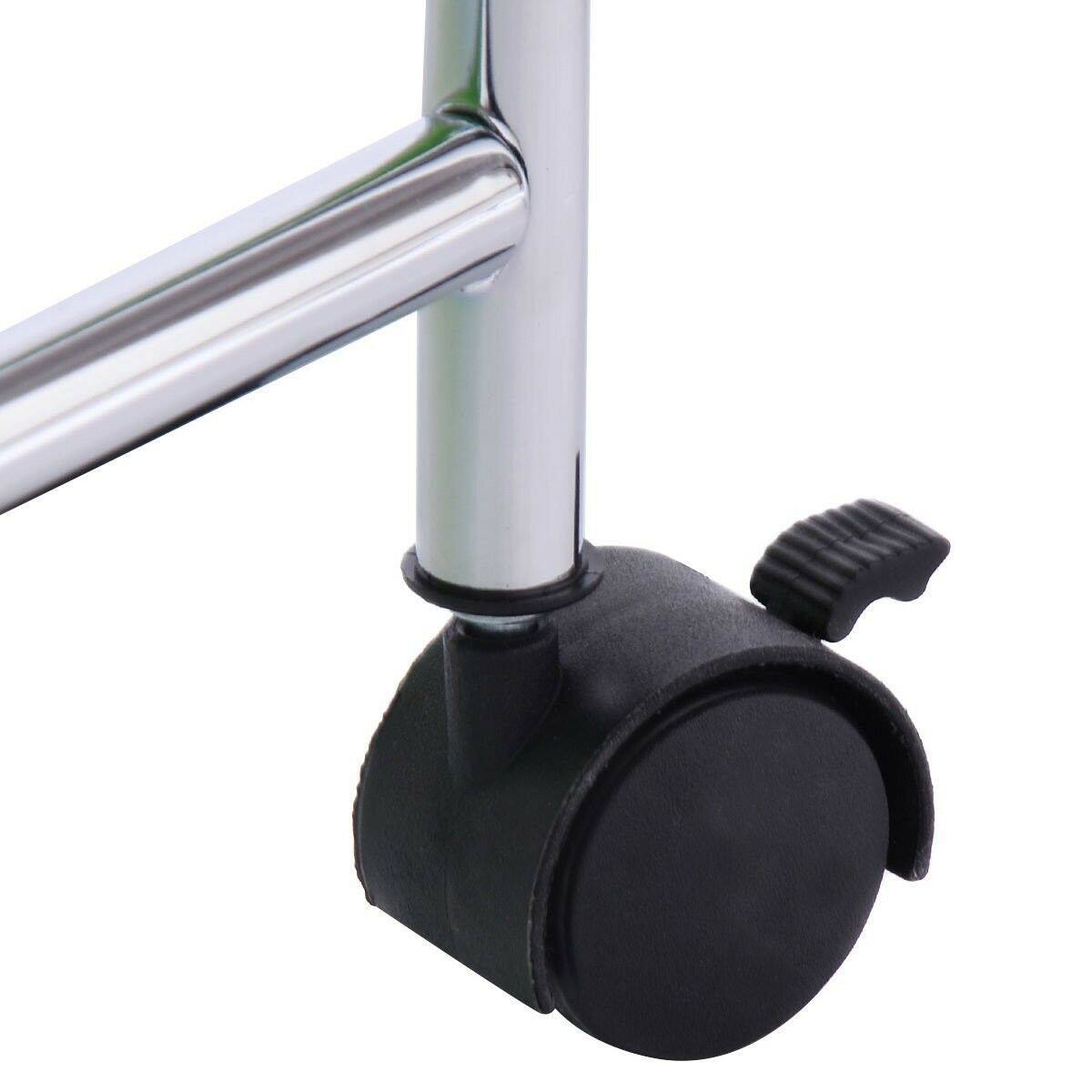 Alt View 4. Gymax - Gymax Rolling Storage Cart Metal Rack Shelf 4 Drawers Home Office Furniture - Green + Blue.