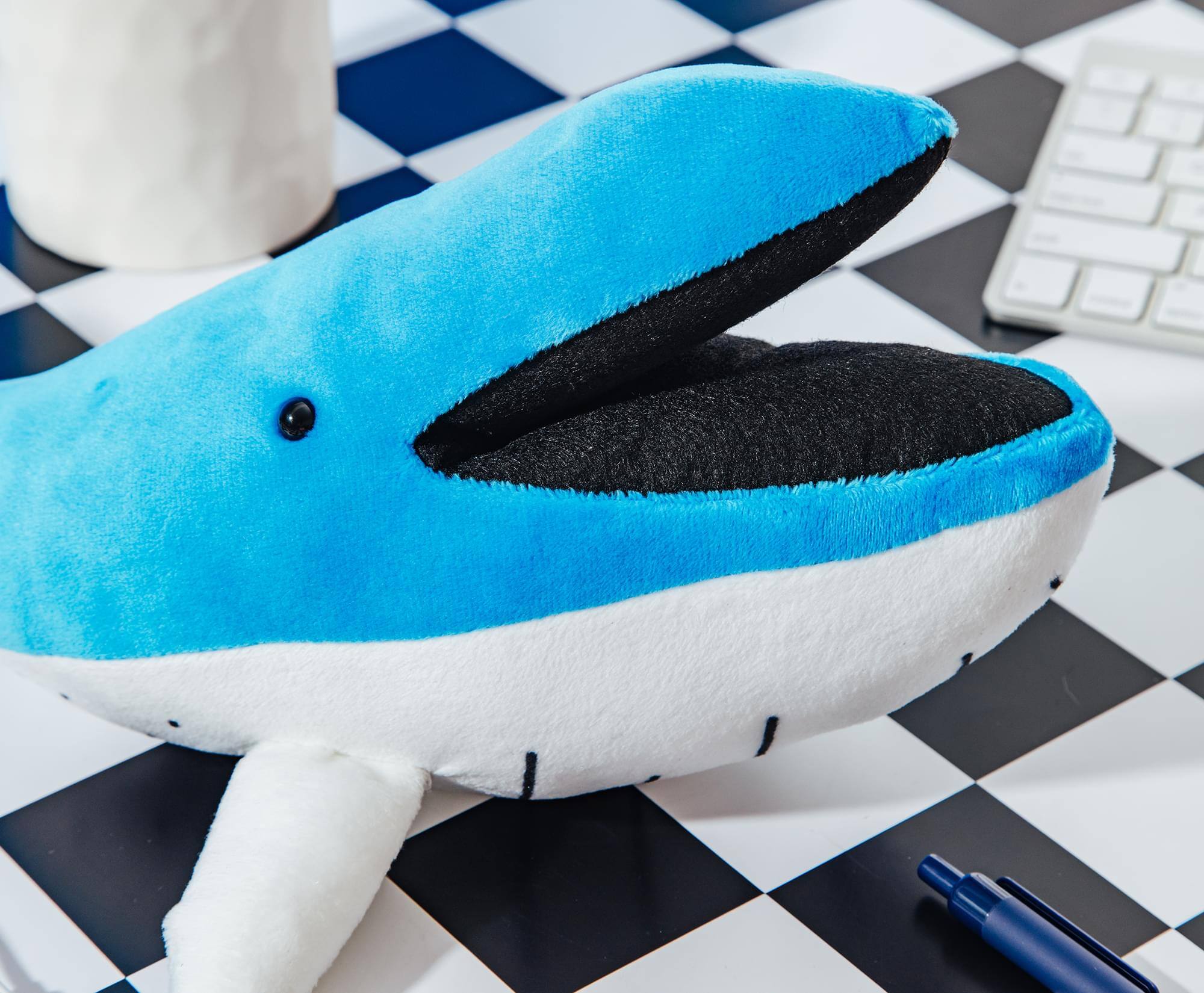 Alt View 4. Golden Bell Studios - Krilling Field: Big Blue Plush - Blue.