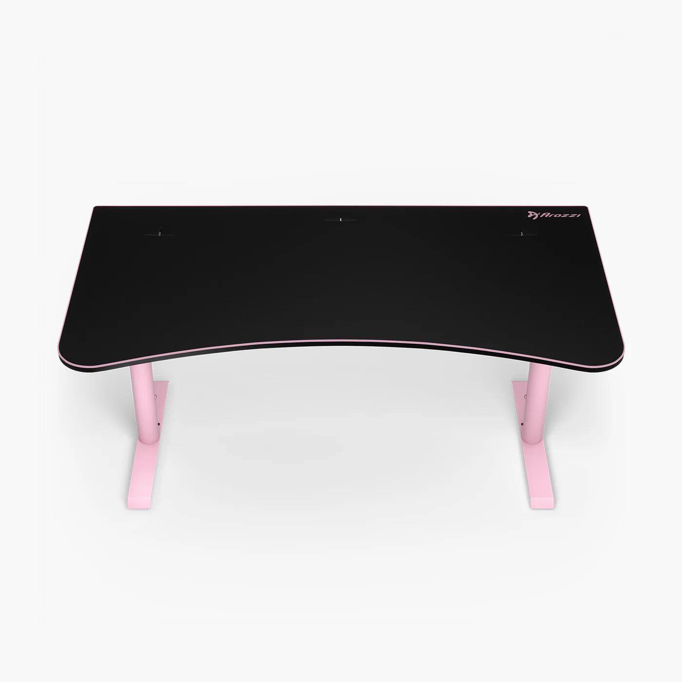 Back. Arozzi - Arena Gaming Desk - Large - Pink.