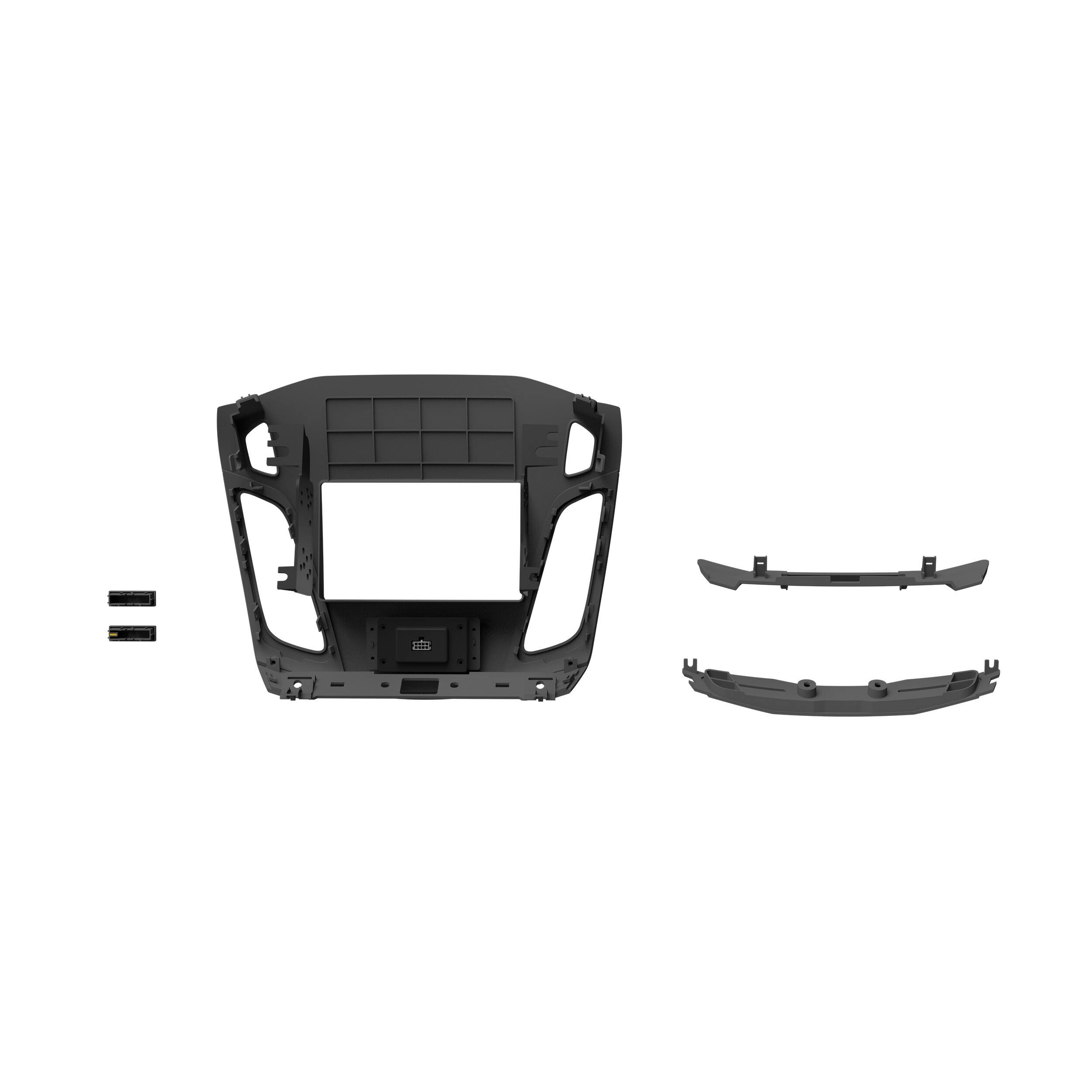 Back. Metra - Stereo Installation Kit for 2012-2018 Ford Focus Vehicles - Matte Black.
