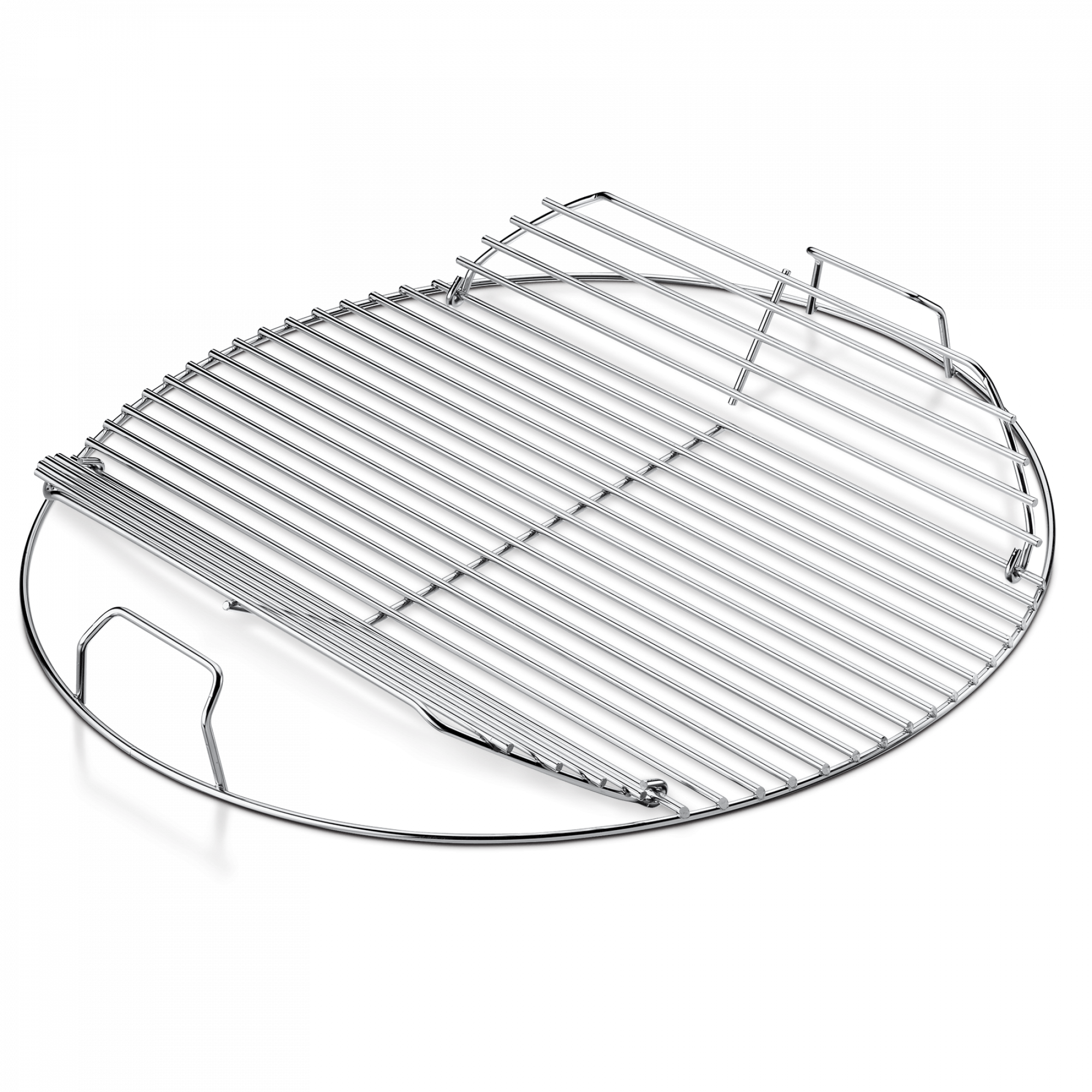 Front. Weber - Weber - WEB7436 COOK GRATE 22" HINGED PKGD cooking grids.