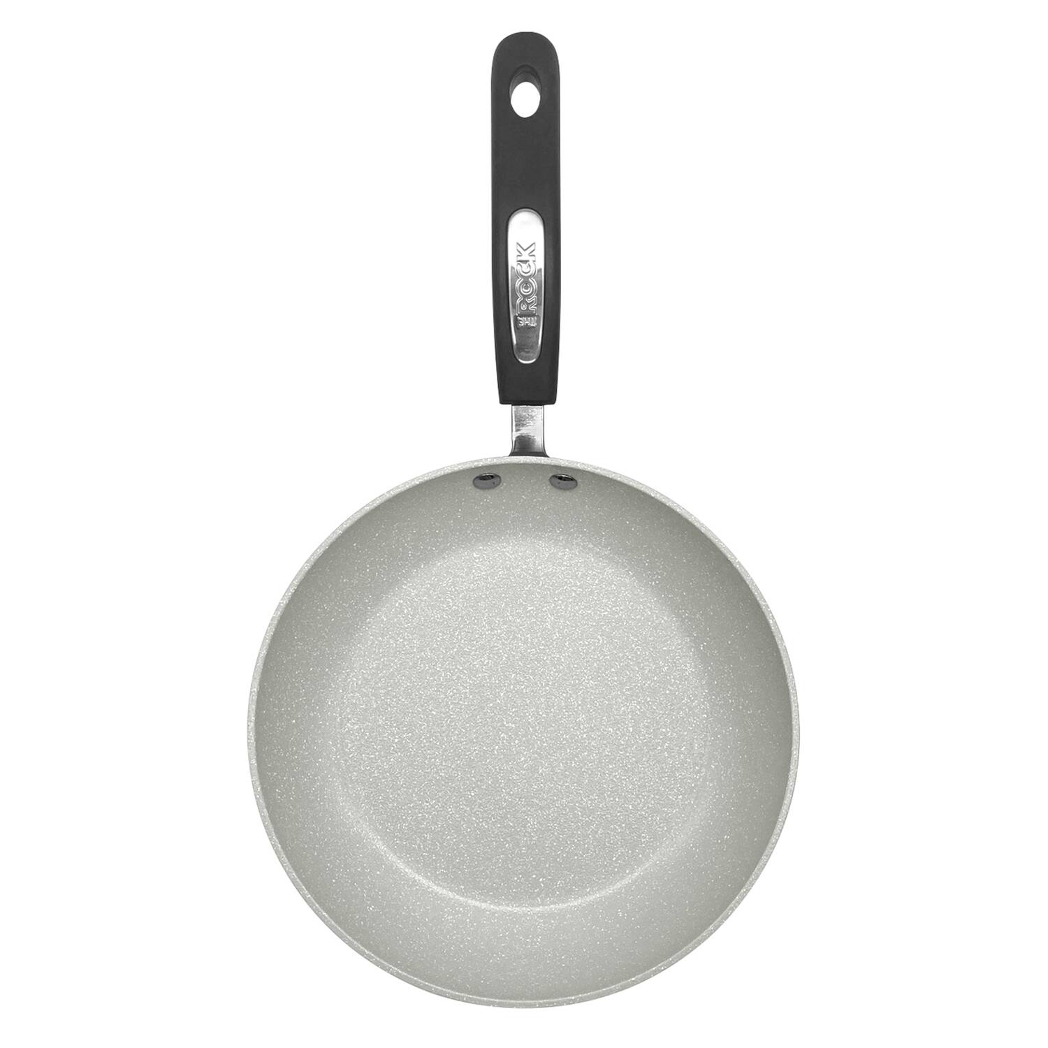 Alt View 1. THE ROCK by Starfrit - Terra 10" Ceramic Non-Stick Fry Pan - Gray.